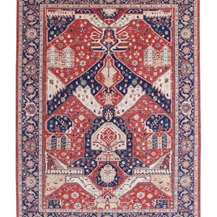 Heriz 10' 0" X 13' 0" Hand Knotted Wool Rug 10' 0" X 13' 0" (305 X 396) / Red / Wool