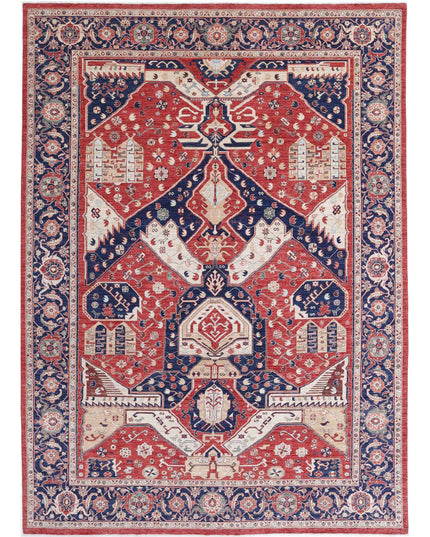 Heriz 10' 0" X 13' 0" Hand Knotted Wool Rug 10' 0" X 13' 0" (305 X 396) / Red / Wool