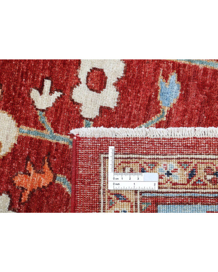 Heriz 8' 5" X 9' 9" Hand Knotted Wool Rug 8' 5" X 9' 9" (257 X 297) / Red / Wool