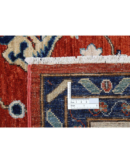 Heriz 8' 0" X 9' 10" Hand Knotted Wool Rug 8' 0" X 9' 10" (244 X 300) / Red / Wool