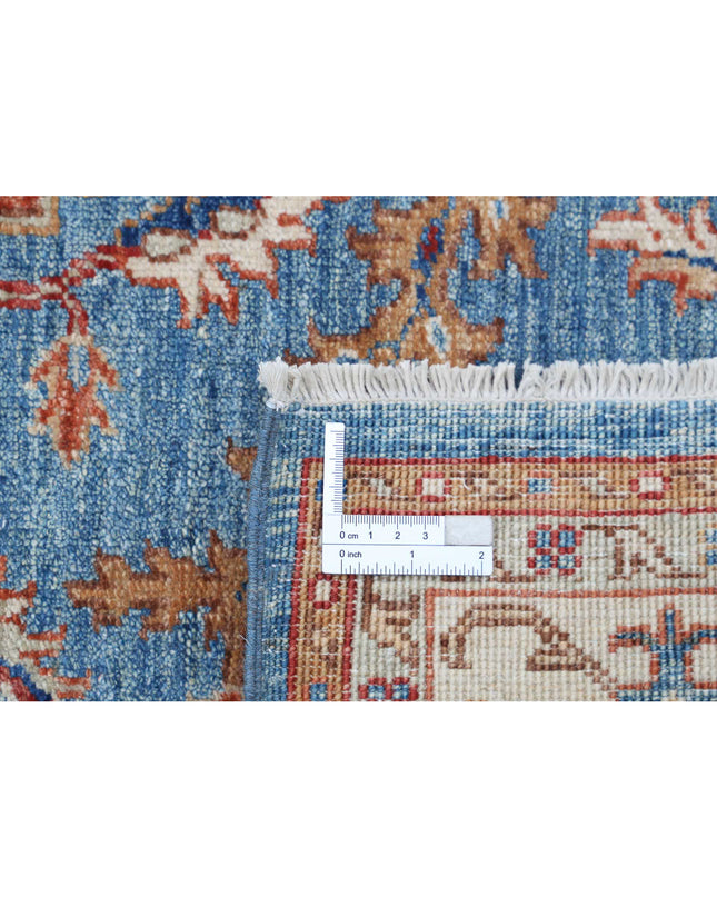Heriz 5' 2" X 6' 9" Hand Knotted Wool Rug 5' 2" X 6' 9" (158 X 206) / Blue / Wool