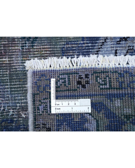 Heriz 6' 1" X 8' 9" Hand Knotted Wool Rug 6' 1" X 8' 9" (185 X 267) / Blue / Wool