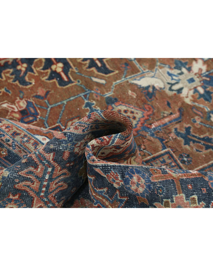 Heriz 10' 6" X 12' 6" Hand Knotted Wool Rug 10' 6" X 12' 6" (320 X 381) / Tan / Wool