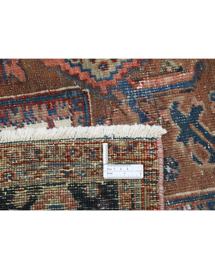 Heriz 10' 6" X 12' 6" Hand Knotted Wool Rug 10' 6" X 12' 6" (320 X 381) / Tan / Wool