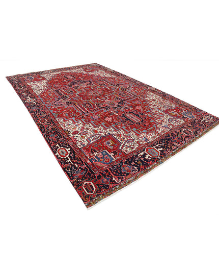 Heriz 8' 9" X 13' 3" Hand Knotted Wool Rug 8' 9" X 13' 3" (267 X 404) / Red / Wool