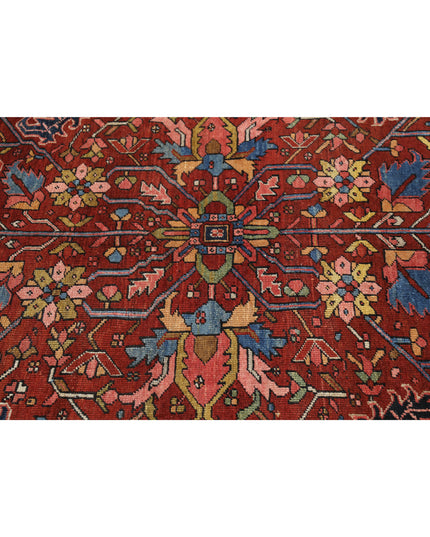 Heriz 8' 4" X 11' 2" Hand Knotted Wool Rug 8' 4" X 11' 2" (254 X 340) / Rust / Wool