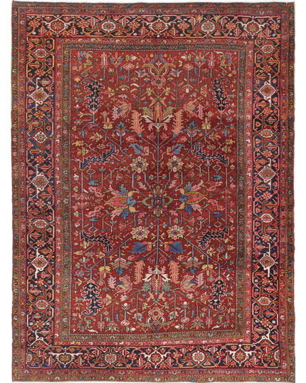 Heriz 8' 4" X 11' 2" Hand Knotted Wool Rug 8' 4" X 11' 2" (254 X 340) / Rust / Wool