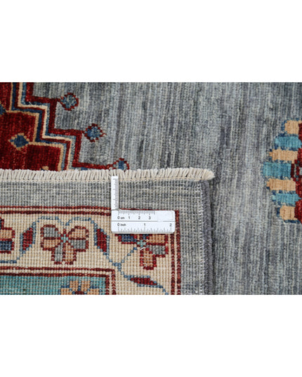 Heriz 7' 11" X 9' 8" Hand Knotted Wool Rug 7' 11" X 9' 8" (241 X 295) / Grey / Wool