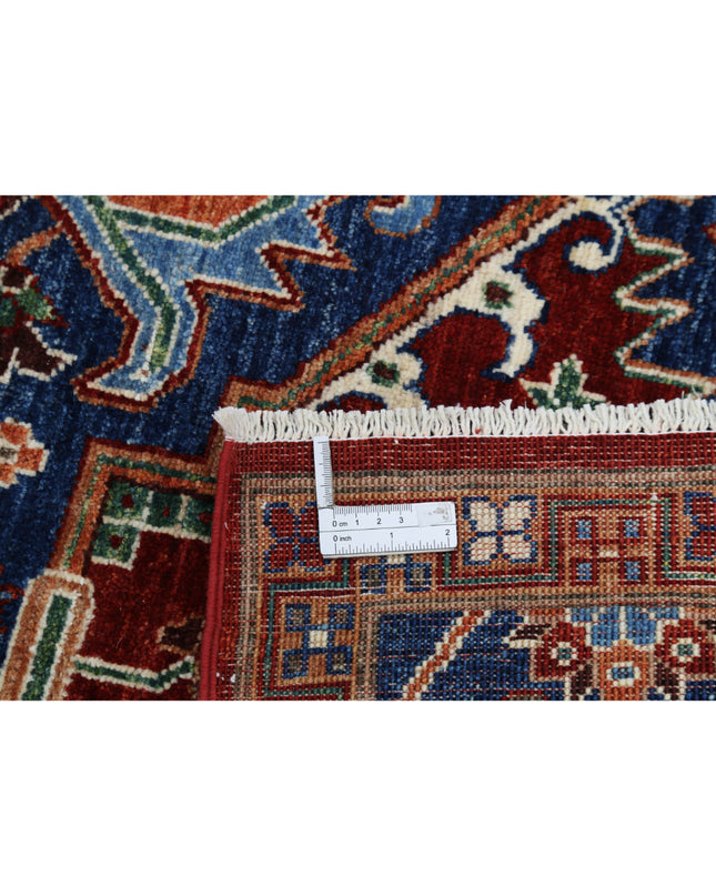 Heriz 6' 9" X 9' 8" Hand Knotted Wool Rug 6' 9" X 9' 8" (206 X 295) / Red / Wool