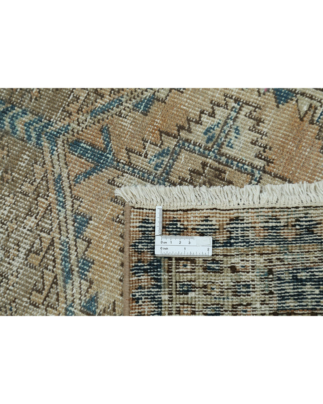 Heriz 3' 2" X 10' 6" Hand Knotted Wool Rug 3' 2" X 10' 6" (97 X 320) / Taupe / Wool