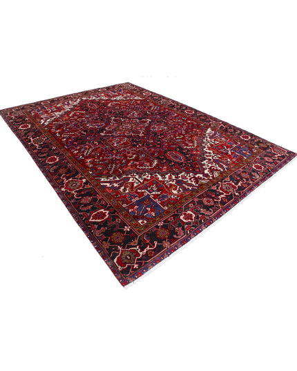 Heriz 8' 1" X 11' 2" Hand Knotted Wool Rug 8' 1" X 11' 2" (246 X 340) / Red / Wool