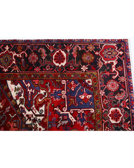 Heriz 8' 1" X 11' 2" Hand Knotted Wool Rug 8' 1" X 11' 2" (246 X 340) / Red / Wool
