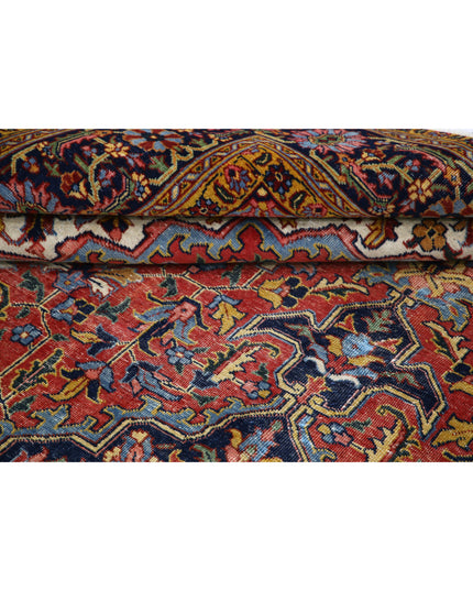 Heriz 8' 2" X 11' 8" Hand Knotted Wool Rug 8' 2" X 11' 8" (249 X 356) / Rust / Wool