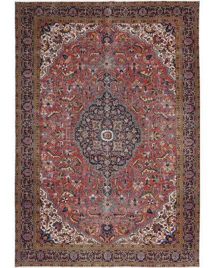 Heriz 8' 2" X 11' 8" Hand Knotted Wool Rug 8' 2" X 11' 8" (249 X 356) / Rust / Wool