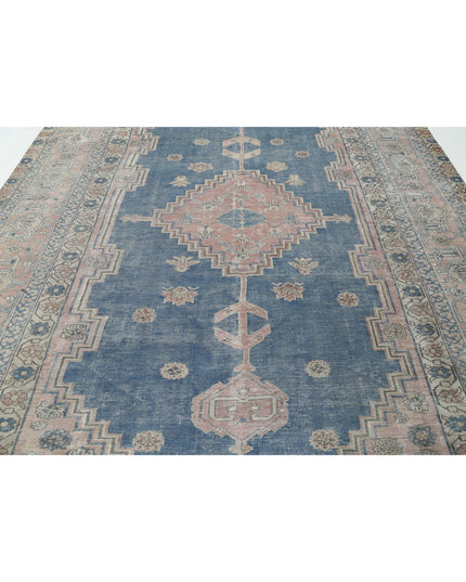 Heriz 9' 6" X 14' 0" Hand Knotted Wool Rug 9' 6" X 14' 0" (290 X 427) / Blue / Wool
