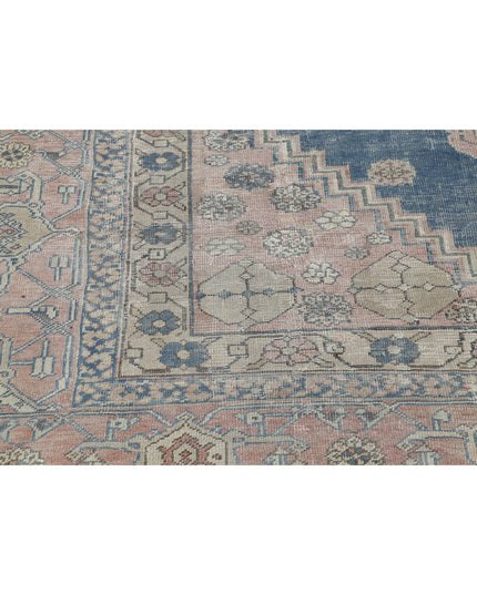 Heriz 9' 6" X 14' 0" Hand Knotted Wool Rug 9' 6" X 14' 0" (290 X 427) / Blue / Wool