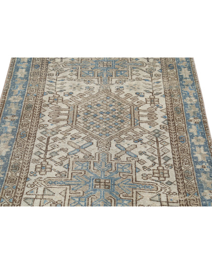 Heriz 3' 0" X 4' 5" Hand Knotted Wool Rug 3' 0" X 4' 5" (91 X 135) / Ivory / Wool