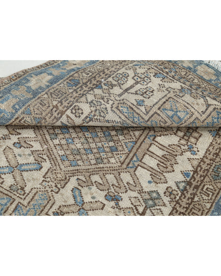 Heriz 3' 0" X 4' 5" Hand Knotted Wool Rug 3' 0" X 4' 5" (91 X 135) / Ivory / Wool