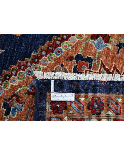 Heriz 8' 3" X 11' 4" Hand Knotted Wool Rug 8' 3" X 11' 4" (251 X 345) / Blue / Wool