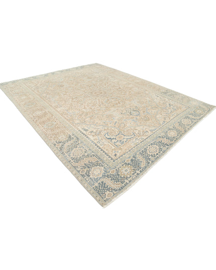 Heriz 9' 10" X 12' 5" Hand Knotted Wool Rug 9' 10" X 12' 5" (300 X 379) / Taupe / Wool