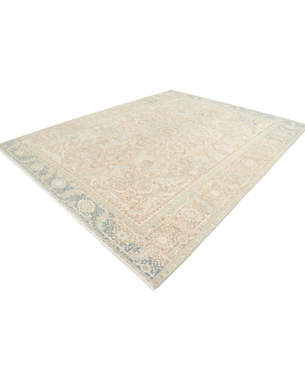 Heriz 9' 10" X 12' 5" Hand Knotted Wool Rug 9' 10" X 12' 5" (300 X 379) / Taupe / Wool