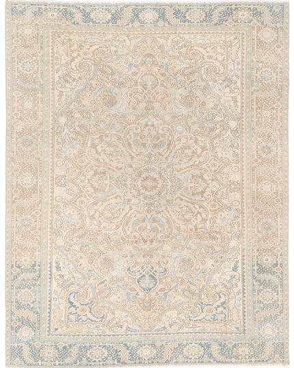 Heriz 9' 10" X 12' 5" Hand Knotted Wool Rug 9' 10" X 12' 5" (300 X 379) / Taupe / Wool