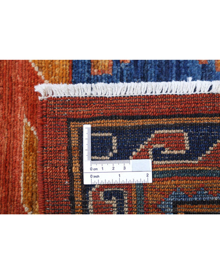 Humna 8' 5" X 10' 1" Hand Knotted Wool Rug 8' 5" X 10' 1" (257 X 307) / Rust / Wool