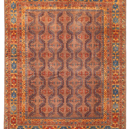 Humna 8' 5" X 10' 4" Hand Knotted Wool Rug 8' 5" X 10' 4" (257 X 315) / Taupe / Wool