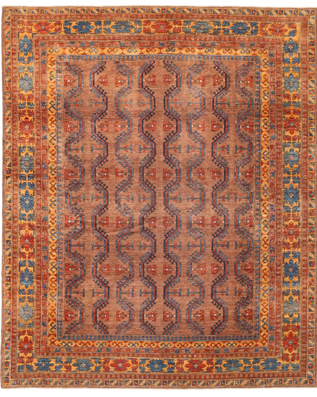 Humna 8' 5" X 10' 4" Hand Knotted Wool Rug 8' 5" X 10' 4" (257 X 315) / Taupe / Wool