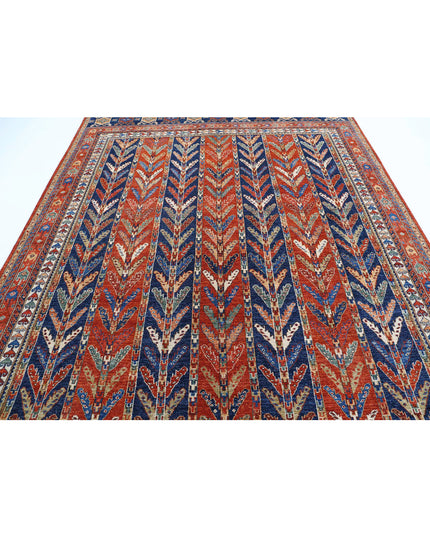 Humna 7' 10" X 9' 9" Hand Knotted Wool Rug 7' 10" X 9' 9" (239 X 297) / Multi / Wool