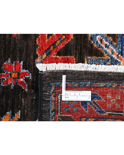 Humna 9' 10" X 14' 7" Hand Knotted Wool Rug 9' 10" X 14' 7" (300 X 444) / Brown / Wool