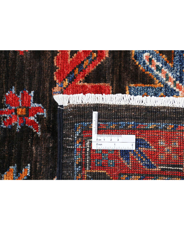 Humna 9' 10" X 14' 7" Hand Knotted Wool Rug 9' 10" X 14' 7" (300 X 444) / Brown / Wool