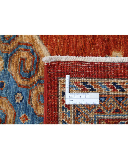 Humna 7' 10" X 9' 11" Hand Knotted Wool Rug 7' 10" X 9' 11" (239 X 302) / Rust / Wool