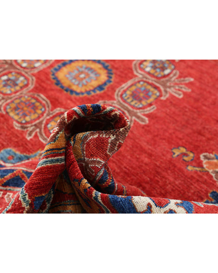 Humna 10' 0" X 14' 0" Hand Knotted Wool Rug 10' 0" X 14' 0" (305 X 427) / Rust / Wool