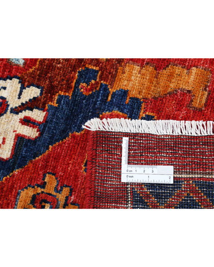 Humna 10' 0" X 14' 0" Hand Knotted Wool Rug 10' 0" X 14' 0" (305 X 427) / Rust / Wool