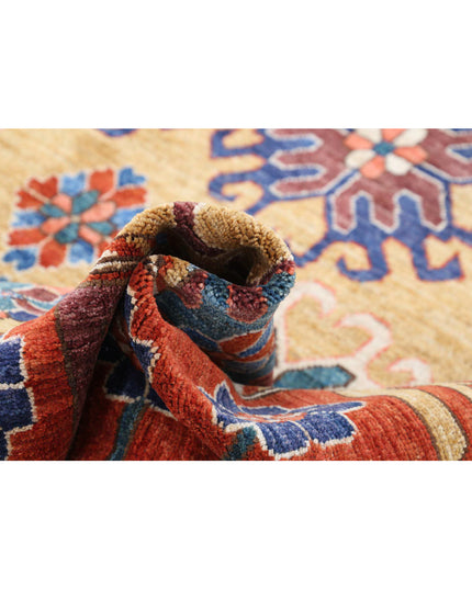 Humna 6' 10" X 10' 1" Hand Knotted Wool Rug 6' 10" X 10' 1" (208 X 307) / Gold / Wool