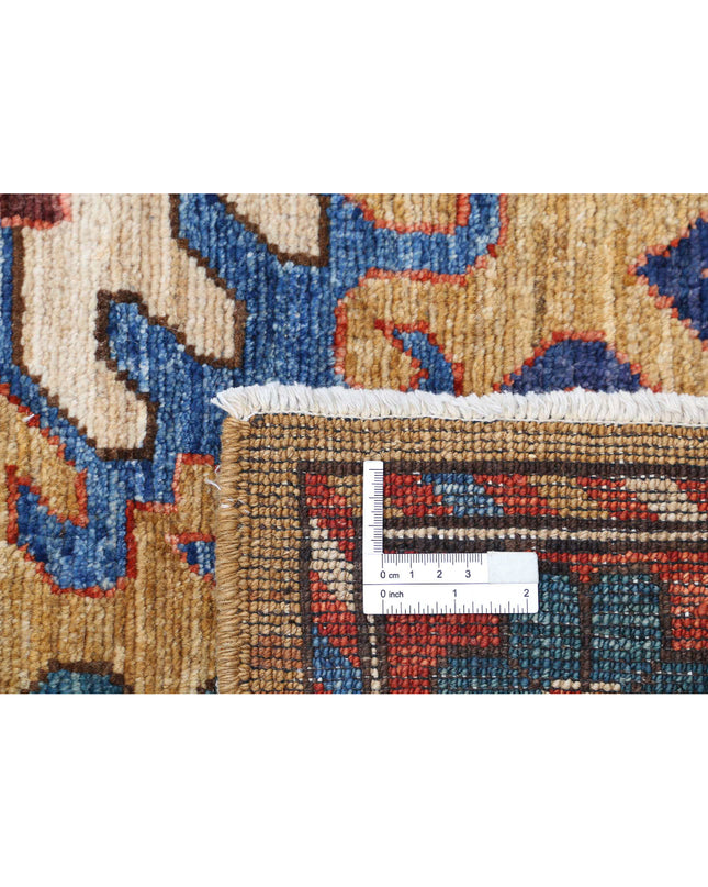 Humna 6' 10" X 10' 1" Hand Knotted Wool Rug 6' 10" X 10' 1" (208 X 307) / Gold / Wool