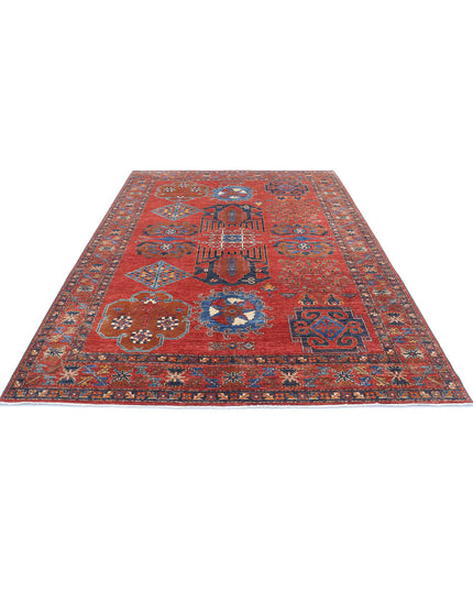 Humna 6' 10" X 10' 1" Hand Knotted Wool Rug 6' 10" X 10' 1" (208 X 307) / Rust / Wool