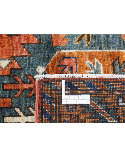 Humna 8' 5" X 9' 10" Hand Knotted Wool Rug 8' 5" X 9' 10" (257 X 300) / Gold / Wool