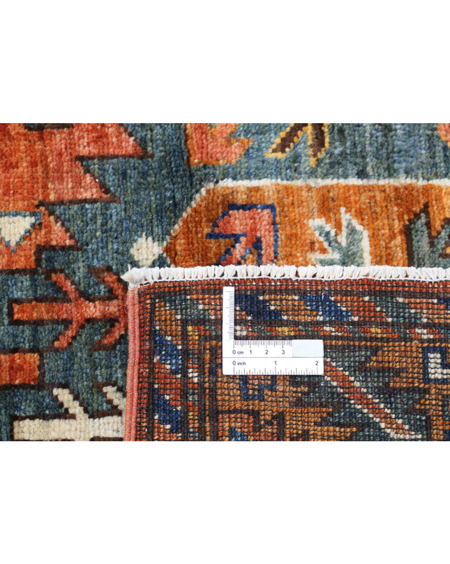 Humna 8' 5" X 9' 10" Hand Knotted Wool Rug 8' 5" X 9' 10" (257 X 300) / Gold / Wool