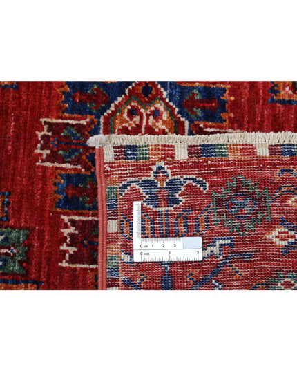 Humna 8' 1" X 9' 9" Hand Knotted Wool Rug 8' 1" X 9' 9" (246 X 297) / Red / Wool