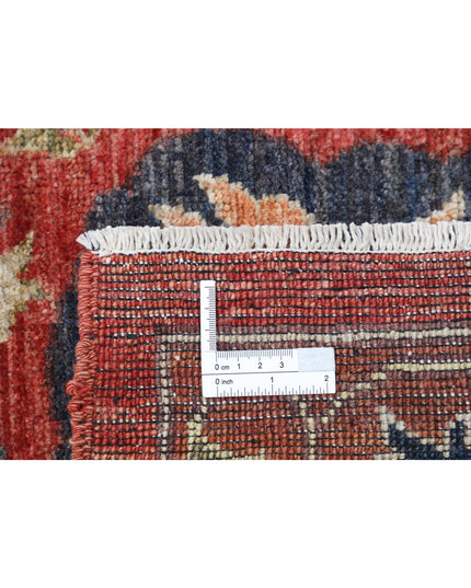 Humna 8' 4" X 10' 2" Hand Knotted Wool Rug 8' 4" X 10' 2" (254 X 310) / Red / Wool