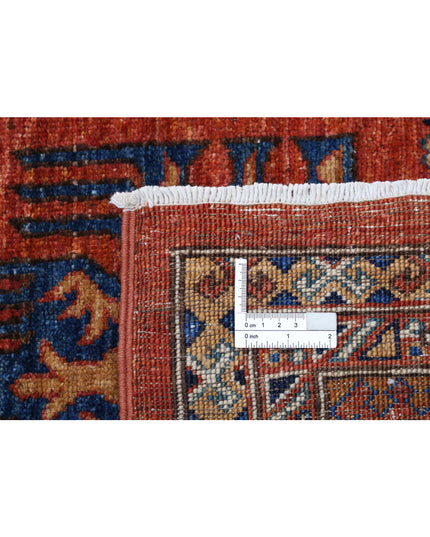 Humna 7' 11" X 9' 8" Hand Knotted Wool Rug 7' 11" X 9' 8" (241 X 295) / Rust / Wool