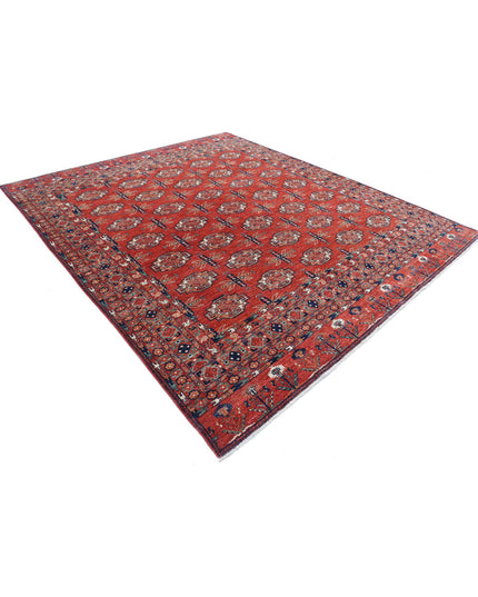 Humna 8' 8" X 10' 3" Hand Knotted Wool Rug 8' 8" X 10' 3" (264 X 312) / Red / Wool