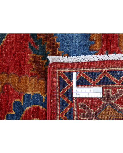 Humna 8' 1" X 9' 8" Hand Knotted Wool Rug 8' 1" X 9' 8" (246 X 295) / Red / Wool