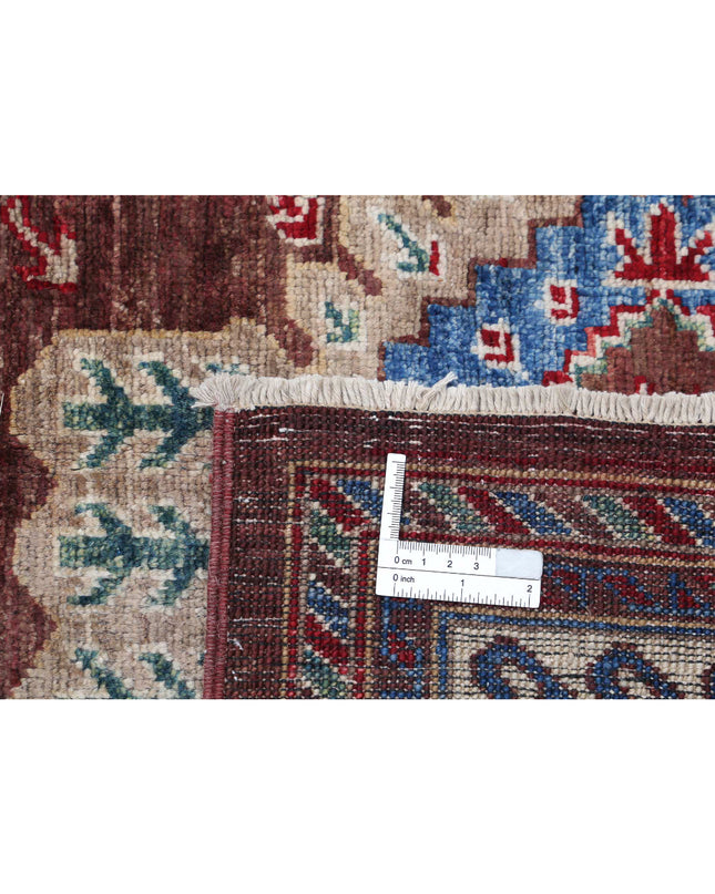 Humna 8' 0" X 9' 8" Hand Knotted Wool Rug 8' 0" X 9' 8" (244 X 295) / Brown / Wool