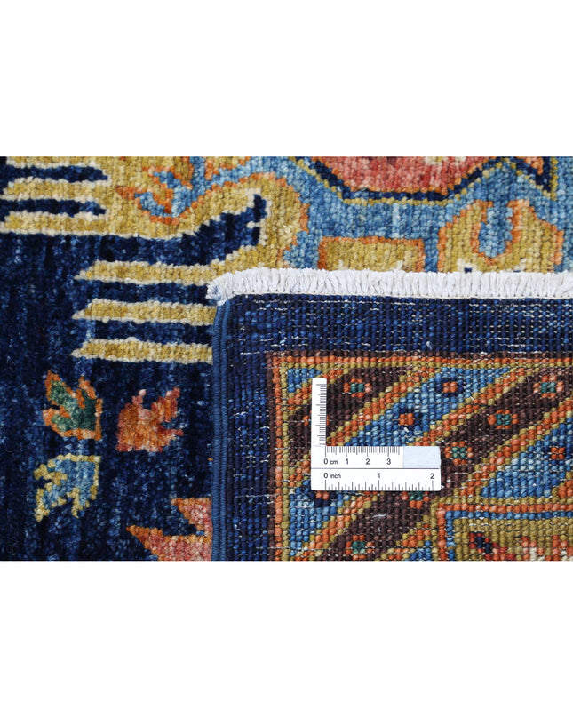 Humna 8' 3" X 10' 8" Hand Knotted Wool Rug 8' 3" X 10' 8" (251 X 325) / Blue / Wool