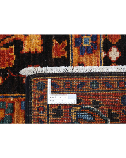 Humna 6' 0" X 7' 10" Hand Knotted Wool Rug 6' 0" X 7' 10" (183 X 239) / Brown / Wool