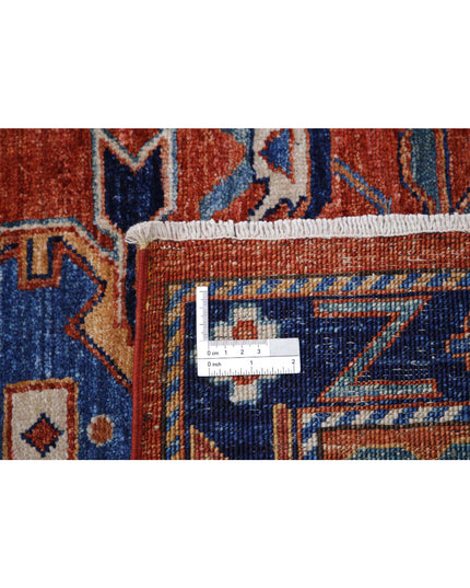 Humna 8' 0" X 10' 0" Hand Knotted Wool Rug 8' 0" X 10' 0" (244 X 305) / Rust / Wool