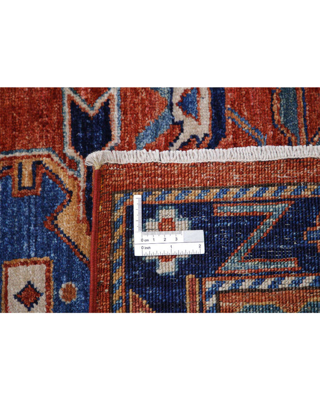 Humna 8' 0" X 10' 0" Hand Knotted Wool Rug 8' 0" X 10' 0" (244 X 305) / Rust / Wool